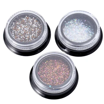 

3pcs Boxed Manicures Rhinestones DIY Shiny Small Nails Gems Decoration for Lady Girls (Mixed Style 1)