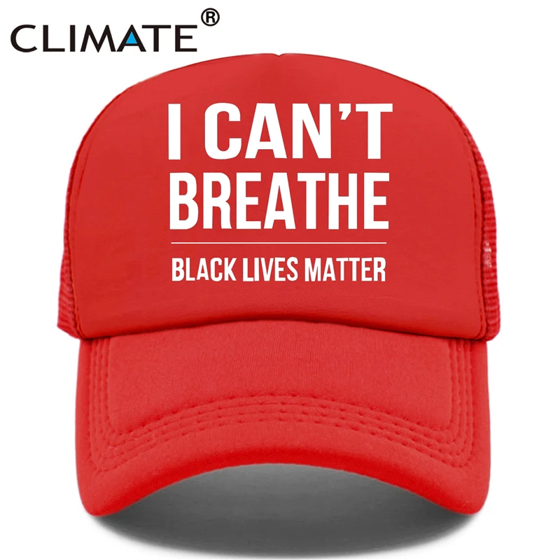 Climate I Cant Breathe Cap Black Lives 
