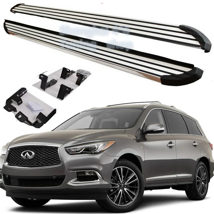 Aluminium Nerf Bars Running Board Side Step Fit for Infiniti QX60 JX35 2013-2019 Aluminium Nerf Bars Running Board Side Step Fit for Infiniti QX60 JX35 2013-2019