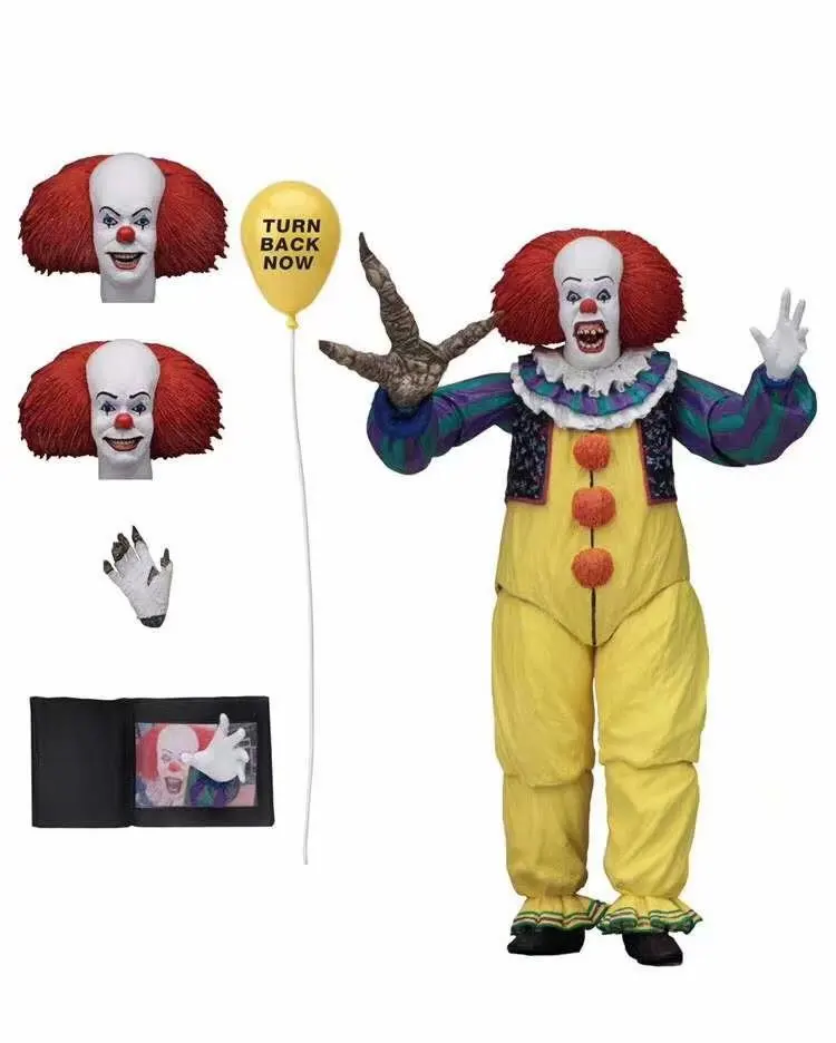 18 см NECA фильм Pennywise Joker IT 1990 старый выпуск клоун передвижная ПВХ фигурка