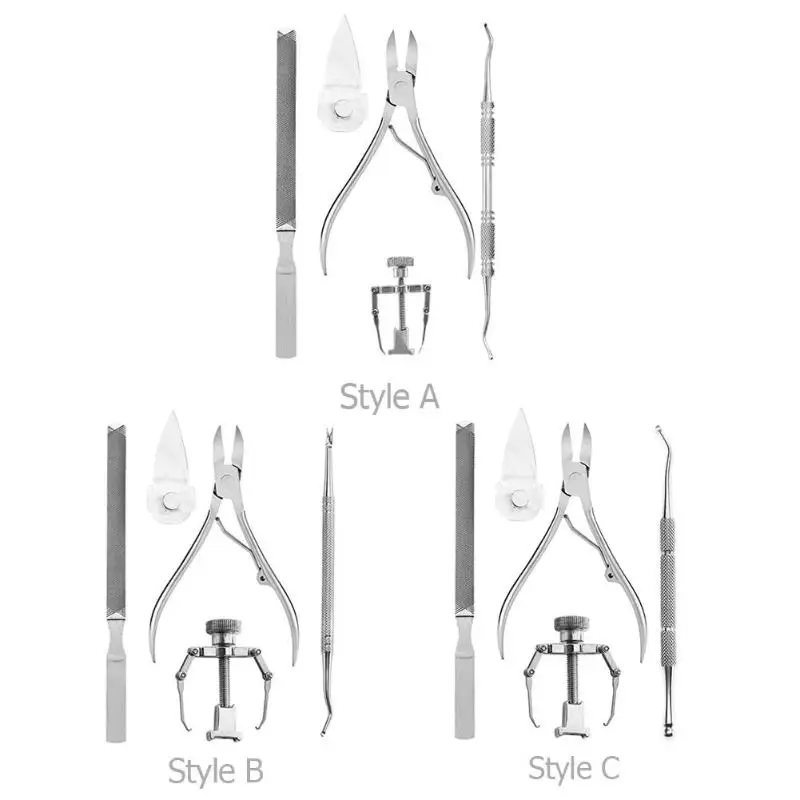 

Professional Pedicure Set Nail File Nipper Practical Durable Multi-function Labor Saving Sharp Nail Slider Ingrown Toenail Tool