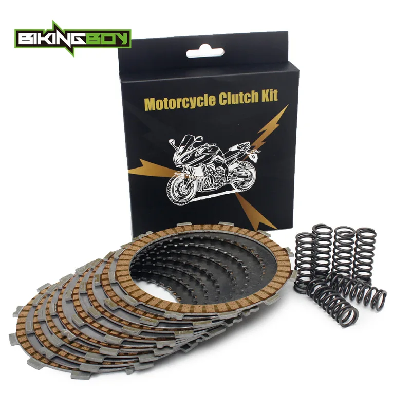 

BIKINGBOY For Suzuki RMZ RM-Z 450 2008-2018 RMX 450 Z 8 Clutch Friction Plate + 7 Steel Separator Plates + 6 Heavy Duty Springs