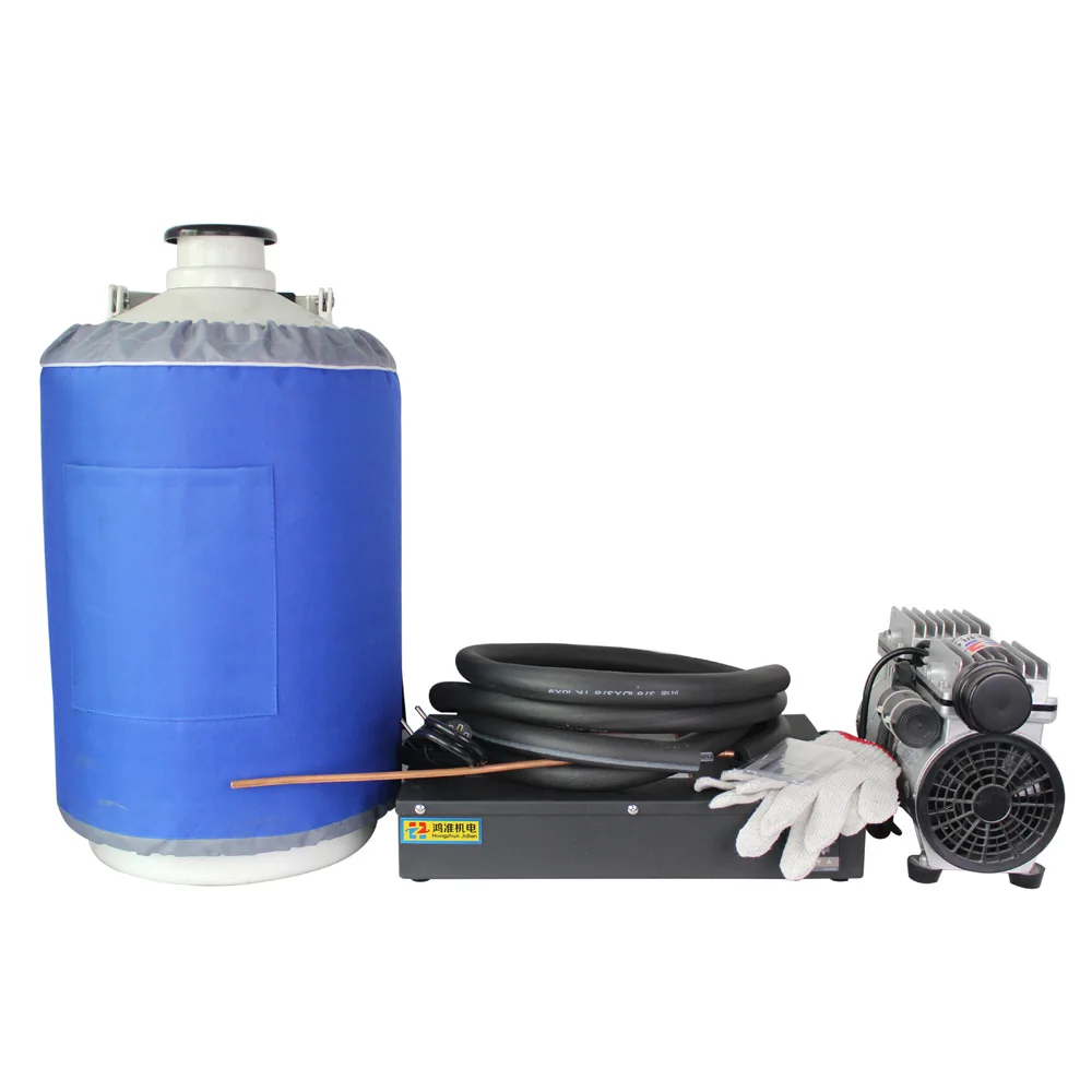 Liquid Nitrogen Freezing LCD Touch Screen Separating Machine 2 in 1 Pack With Vacuunm Pump And Nitrogen Tank Frozen Separator