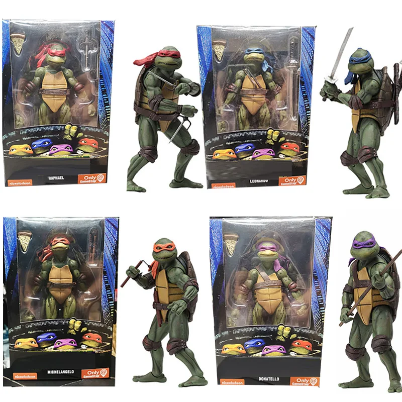 Классический фильм черепахи NECA 1990-е фигурка Леонардо Рафаэль Микеланджело