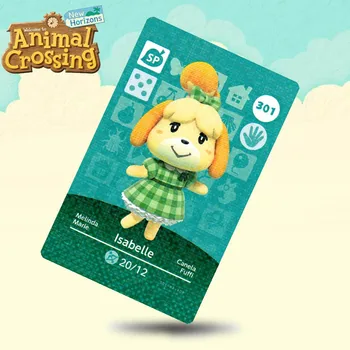 

301 Isabelle (ACHHD) Animal Crossing Card Amiibo Cards Work for Switch NS 3DS Games