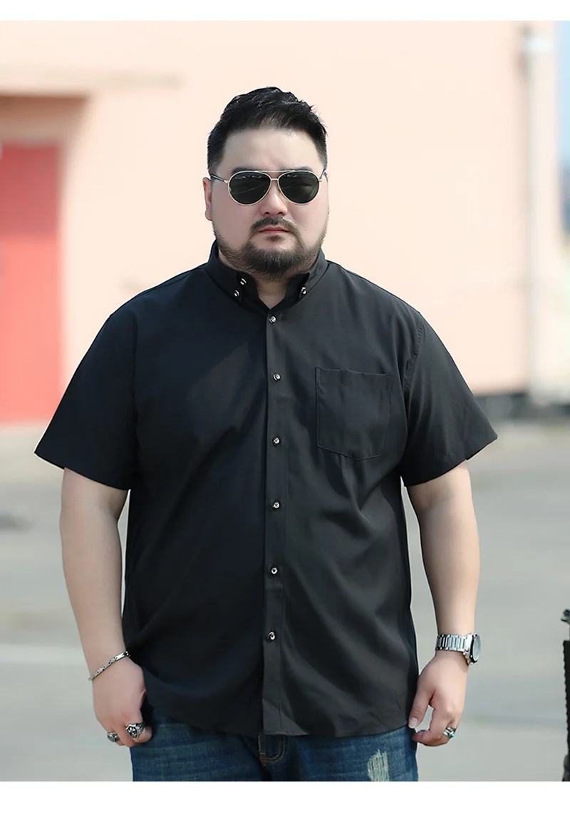 men 8XL 9XL shirts 10XL 7XL plus size big larger 5XL 6XL cheap short sleeve summer dress plaid shirts casual navy blue dress shirts men casual shirts