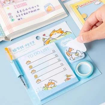 

Rich Cat Theme Cute Cartoon Daily Check List Stationery Set 6 Designs Mixed Cool To Do List 30 Sheets