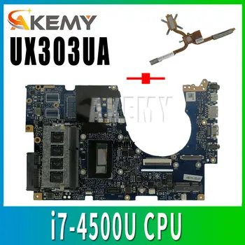 شراءلوحة أم للكمبيوتر المحمول ASUS UX303UA UX303U UX303UB U303U اختبار اللوحة الرئيسية Ok GM 4GB RAM I7-4500U وحدة المعالجة المركزية