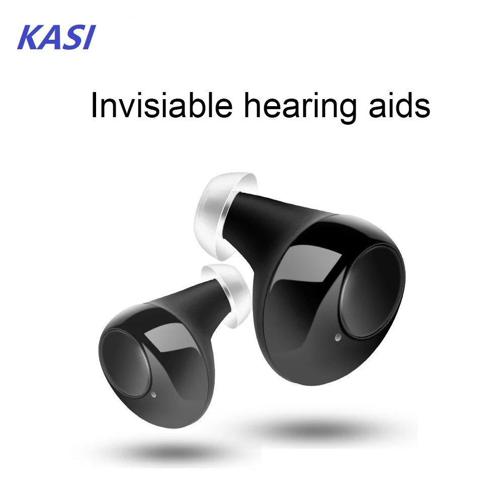 

Digital Rechargeable Hearing Aids Sound Amplifier Ear Aid Hearing Device Mini Invisible Hearing Aid For Elderly Drop Shipping