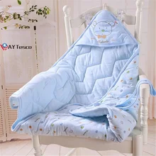 AY TescoBaby – couverture d'emmaillotage pour nouveau né, imprimé coton, literie douce, sac de couchage, couette 90x90cm