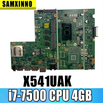 شراءX541UAK I7-7500 وحدة المعالجة المركزية 4GB RAM اللوحة الرئيسية REV 2.0 ل ASUS X541UVK X541UA X541UAK اللوحة الأم للكمبيوتر المحمول 100% اختبارها