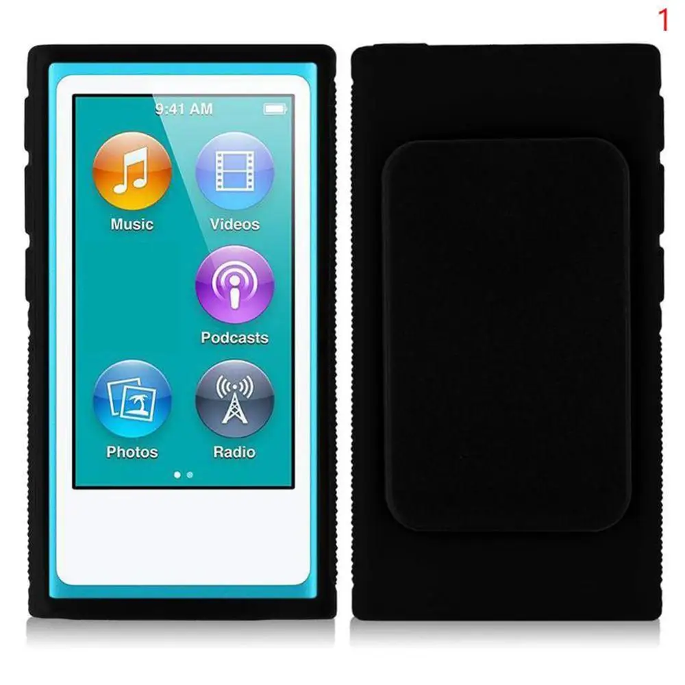 Модный ударопрочный защитный чехол с зажимом для iPod i Skin Nano7 Nano 7 устройствами Apple