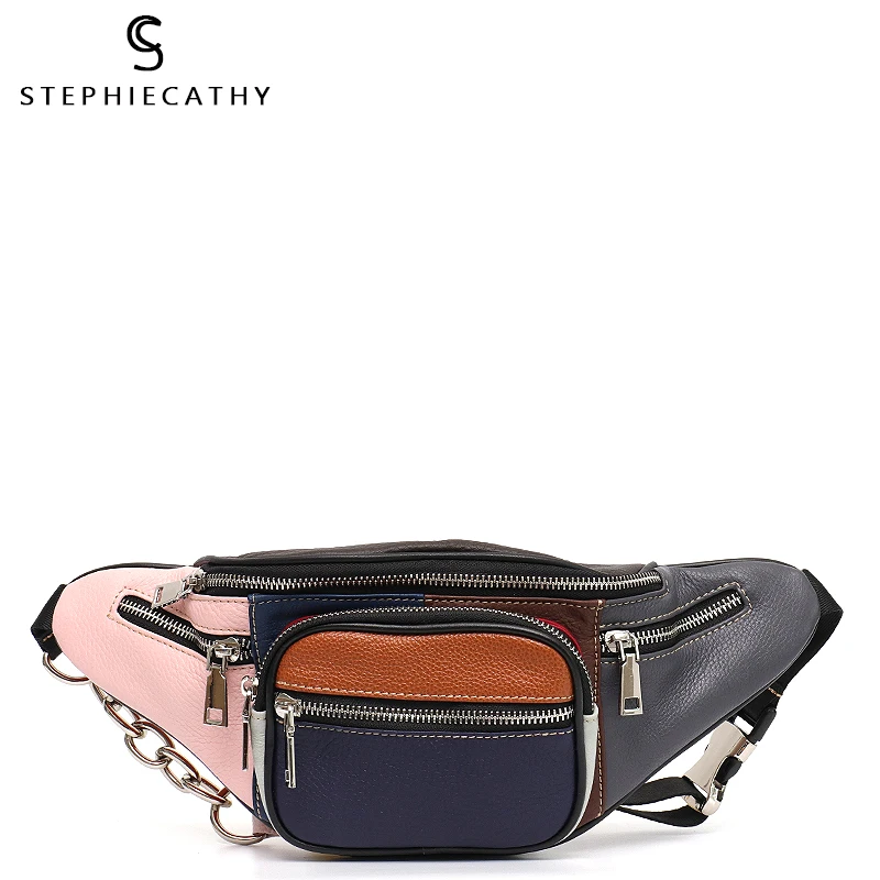 SC много цветов Лоскутная поясная сумка нагрудная женская маленькая на молнии с