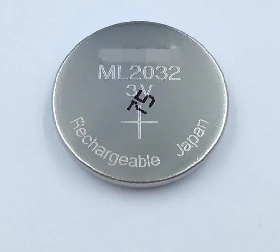 20 шт Оригинальные ML2032 3V перезаряжаемые литиевые батарейки в форме таблетки батареи кнопки(ML2032