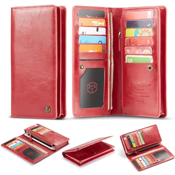 

Universal Pouch Wallet case Phone Bag Luxury Case 4.0 6.3 5.5 4.7 6.5 inch Waist PU Leather Card Slot Holster Clip Capa case