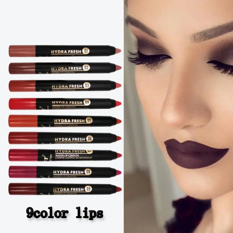 1Pcs Cosmetic Lipstick Pen Professional Matte Waterproof Lady Charming Lip Liner Contour Makeup Tool Comestics | Красота и здоровье
