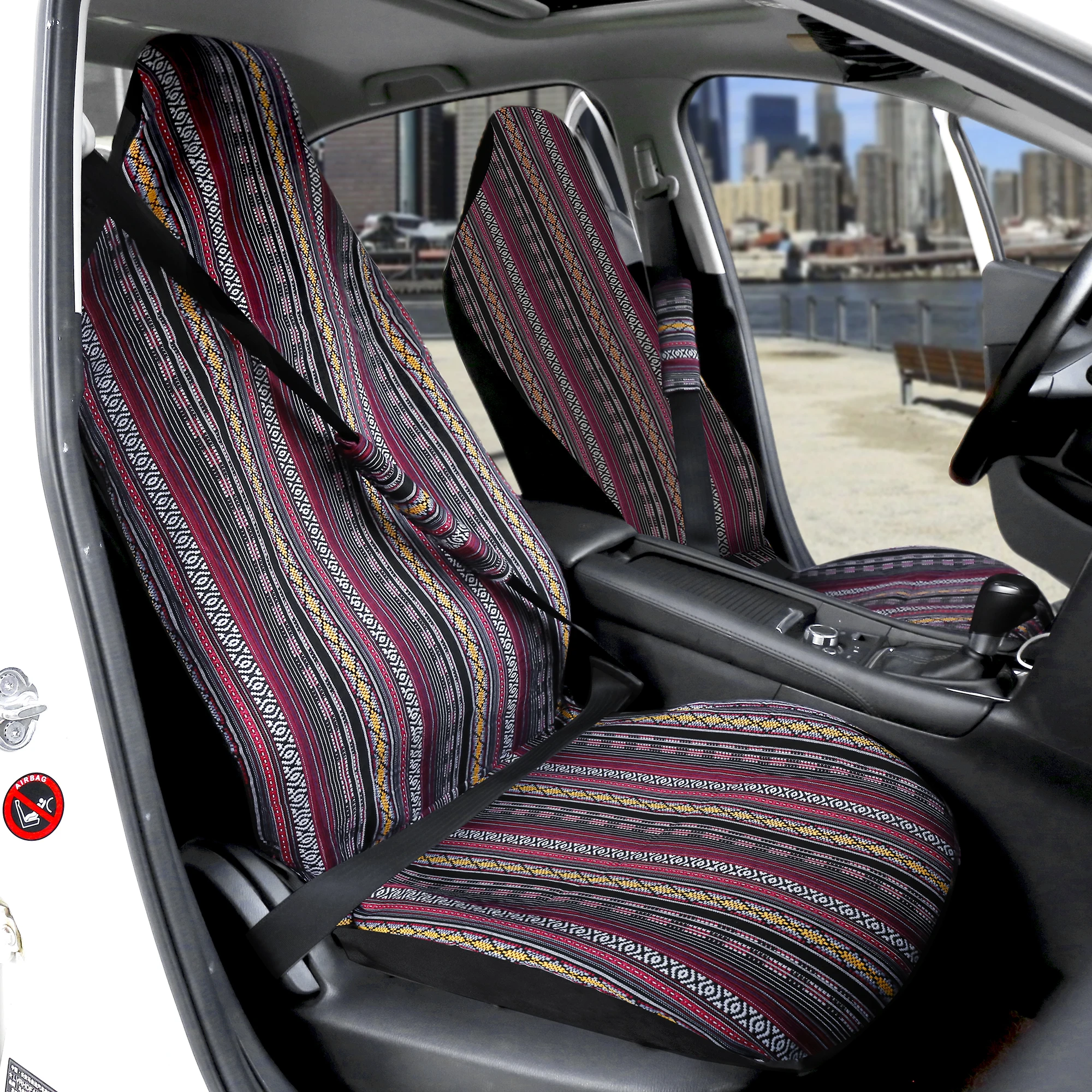 X Autohaux-fundas de asiento de cubo universales para coche, manta Baja  automotriz de 13 colores, para camión, SUV