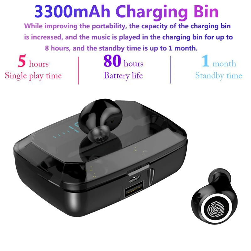 Новые оригинальные наушники M11 tws Bluetooth, спортивные наушники, настоящие беспроводные наушники, умные наушники, Touch Elari Pro power Bank