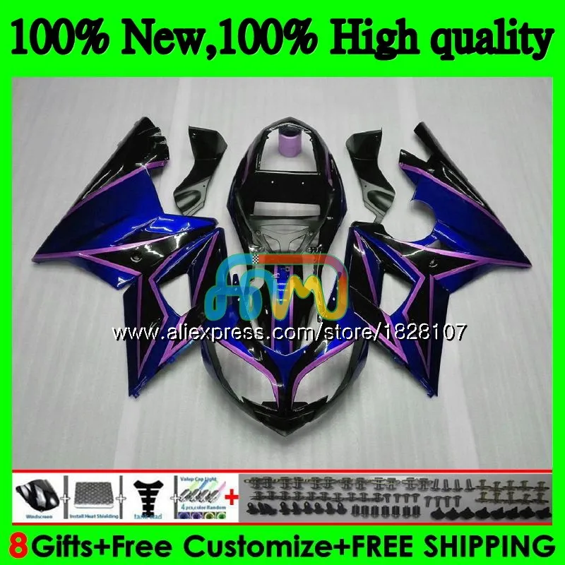 Средства ухода за кожей для Triumph Daytona 600 650 02 03 04 05 Daytona650 74BS. 42 Daytona600 Daytona 650 2002 2003 2004 2005 Обтекатели синий Лидер продаж - Цвет: No. 1
