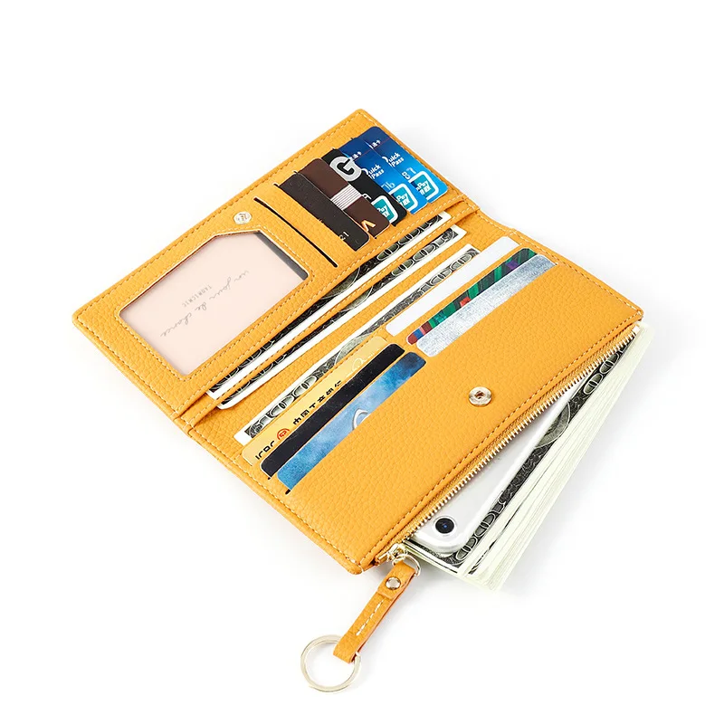 Женский многофункциональный кошелек для мобильного телефона, Длинный кошелек для карт, модный клатч