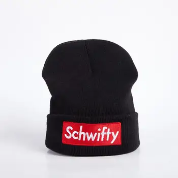 

Schwifty Winter Knitted Hats Rick And Morty Classical Language Get Schwifty Very Cool Beanie Skiing knit Hats Warm Skullies