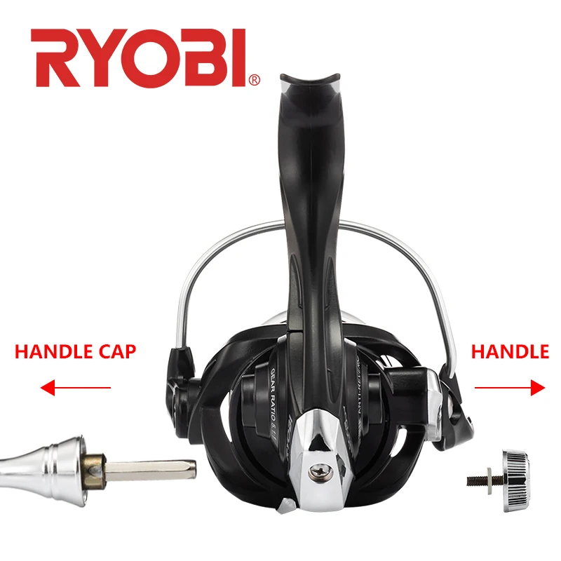 Рыболовная катушка RYOBI ACCURIST2000/3000/4000/1/5 спиннинговая S4 + 1BB передаточная передача:.