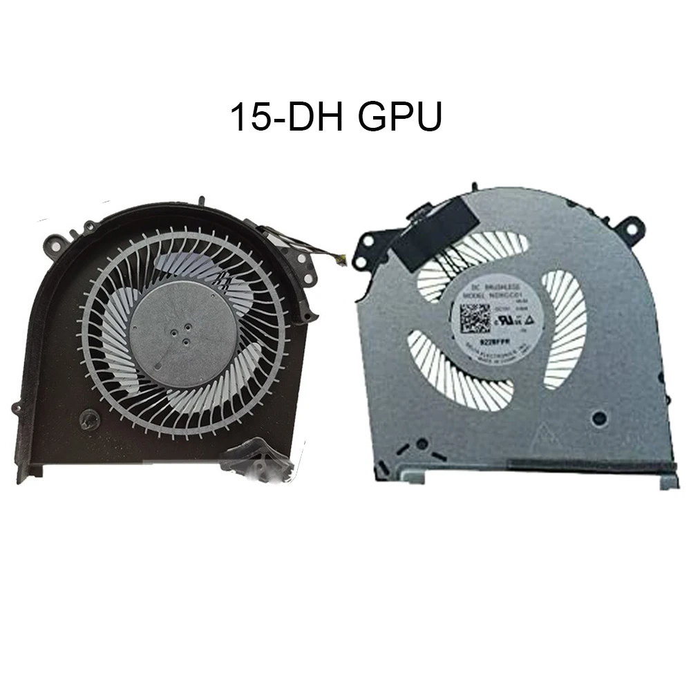 Ventilador de Refrigeração Fãs de Computador para hp Omen L64445-001 Gpu Cpu Refrigerador Radiador Dv12 4pin Notebook 15-dh Dh002nr 15-dh0015nr Tpn-c143 - Imagem 6