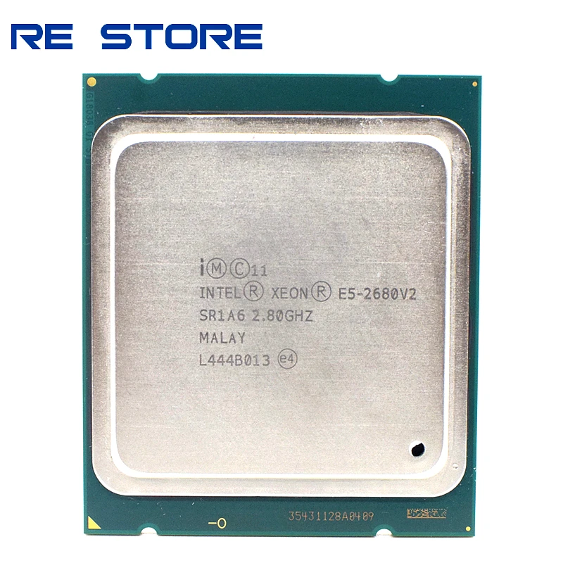 amd cpu Intel Xeon E5 2680 V2 SR1A6 CPU Processor 10 Core 2.80GHz 25M 115W LGA 2011 best cpu for gaming