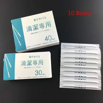 

10 boxes alcohol swab swabs For IQOS 2.4 Plus cleaning sticks For IQOS 3.0 Herb Vaporizer Heating Cartridge Cleaning Sticks Tool