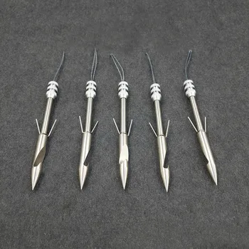 

Hot 6/12/20pcs Stainless Steel Slingshot Arrowhead Bow Fish Slingshot Arrow Head Shooting Catapult Dart Hunting Tips