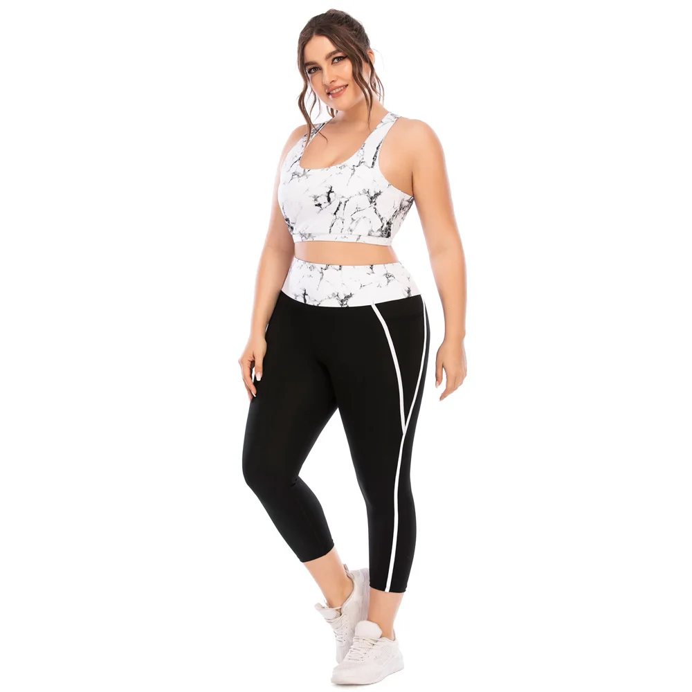 New Women Tracksuit Yoga Suit Sportswear Sportsuits Plus Size For Female Gym Sport Running Sets  Big Large Tacking Wear
