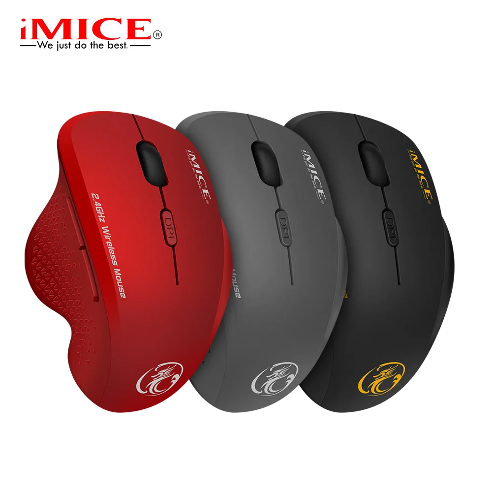 

USB Wireless Mouse 1600DPI USB 2.0 Receiver Optical Computer Mouse 2.4GHz Ergonomic Mice For Laptop PC