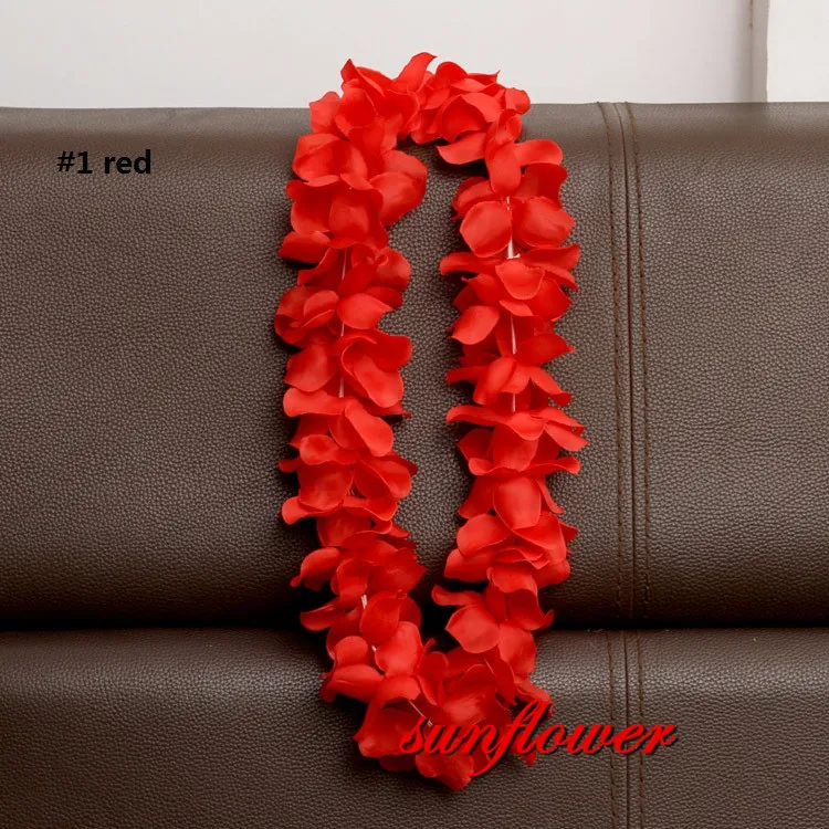 Гавайские Искусственные цветы leis гирлянда ожерелье DIY аксессуары для платья