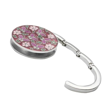 

Travel Portable Round Folding Hook 40MM Hanging Bag Buckle Table Side Hook Alloy Purse Holder