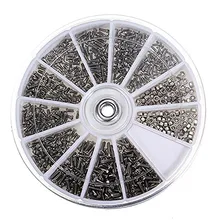 12 tipos 600/1000 pces de pequenos parafusos de aço inoxidável eletrônica variedade porcas para kit de ferramentas em casa