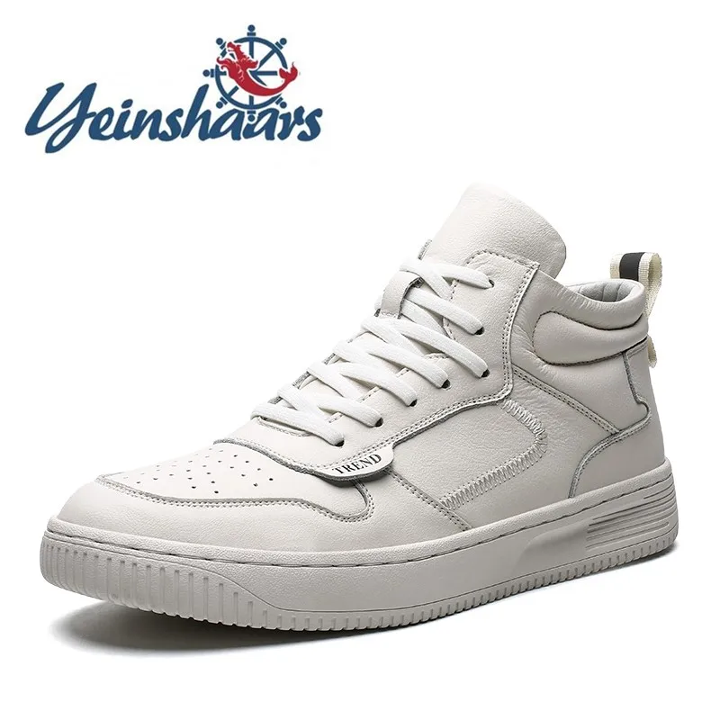 

2020 Four Seasons Boots Men Genuine Leather Brand High Quality Breathable Fashion Mens Shoes Classic Sneakers Zapatos Hombre