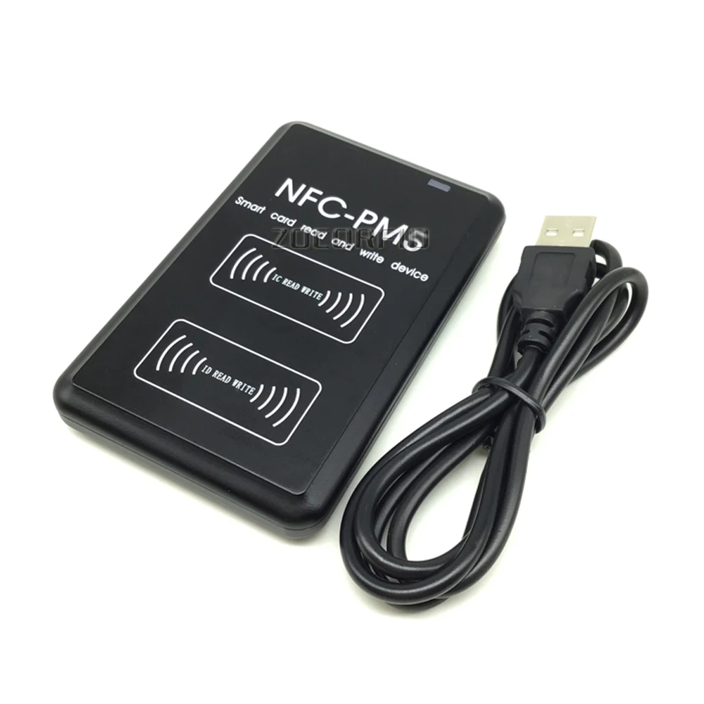 PM5 RFID Копир Дубликатор 125 кГц брелок NFC считыватель смарт-карт 13,56 МГц зашифрованный программист USB UID T5577 метки