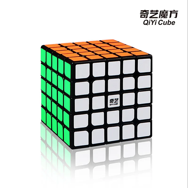 Qiyi Qizheng S 5x5x5 скоростной куб QIZHENG S 5x5 головоломка волшебный куб QIYI волшебный куб 5x5 Головоломка Куб детские образовательные игрушки - Цвет: black