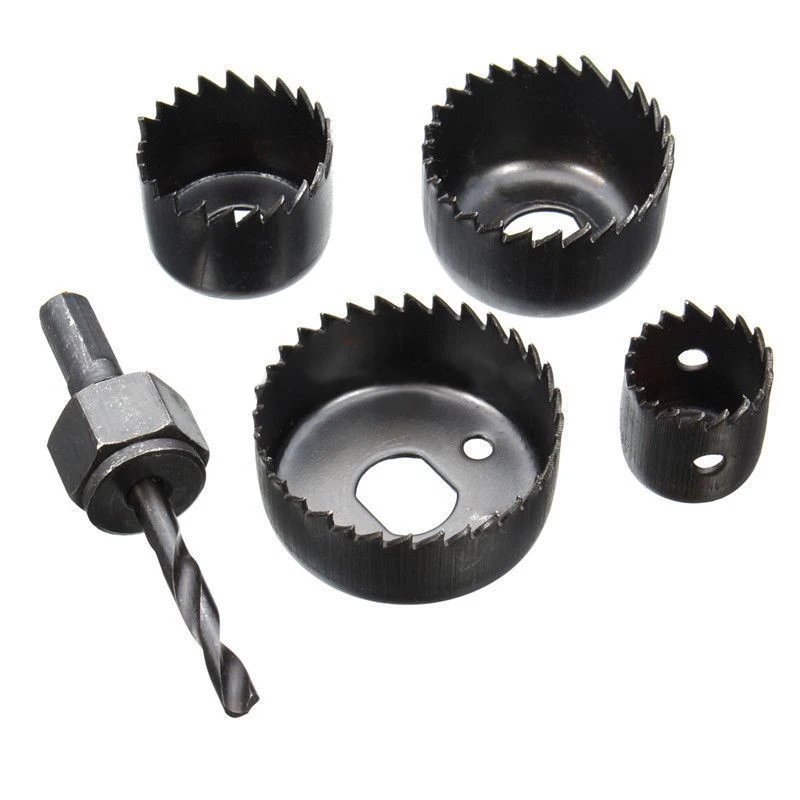 

5pc Hole Saw Set Drill Bit Cutting Cutter Round Circular 30mm 38mm 44mm 54mm