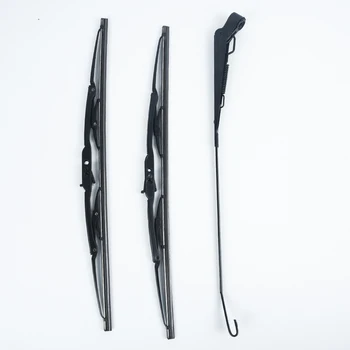 

UTV Windshield Wiper Kit For Kawasaki/Polaris/KUBOTA/Kymco Black Wiping