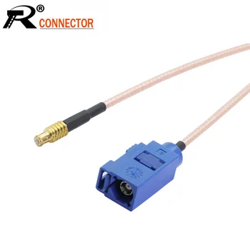

10pcs/lot Fakra C Female Jack to MCX Straight Male Plug Connector RG316 Pigtail Cable MCX to Fakra RF Coaxial Cable 15cm/50cm