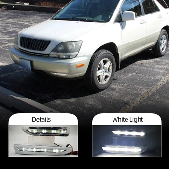 

2Pcs LED Daytime Running Light For Lexus RX300 RX330 RX350 1998 1999 2000 Car Accessories Waterproof DRL Fog Lamp Decoration