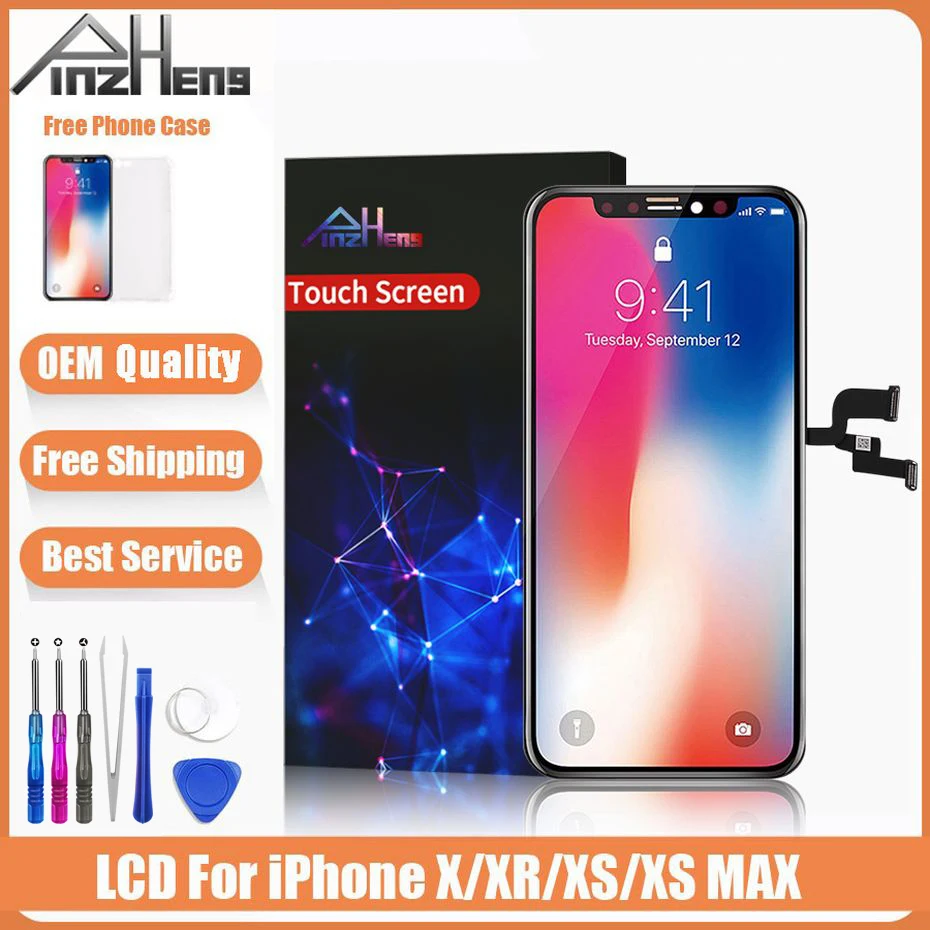 PINZHENG LCD для iPhone X Xs Max XR дисплей Tianma OEM сенсорный экран LCDS с дигитайзером запасные