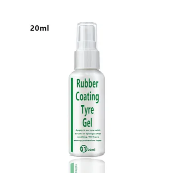 

20ml Car Tire Rubber Protective Coating Cleaning Agent Brightener Plastic Bumper Protector Auto Tyre Maintenance Tools