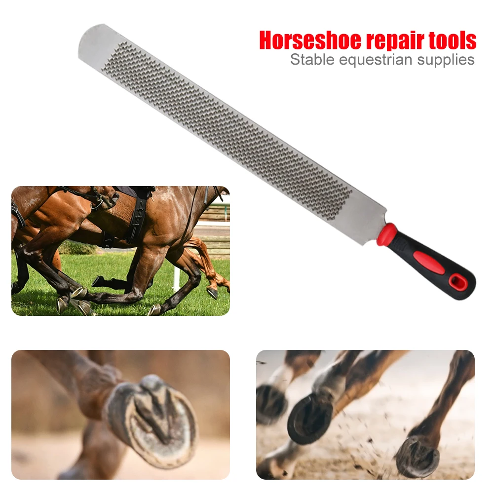 14 Inch Horseshoe File Hoof Nipper Trim Shoeing File Cattle Farrier Horse Care Products Tools Stable Equestrian Accessories
