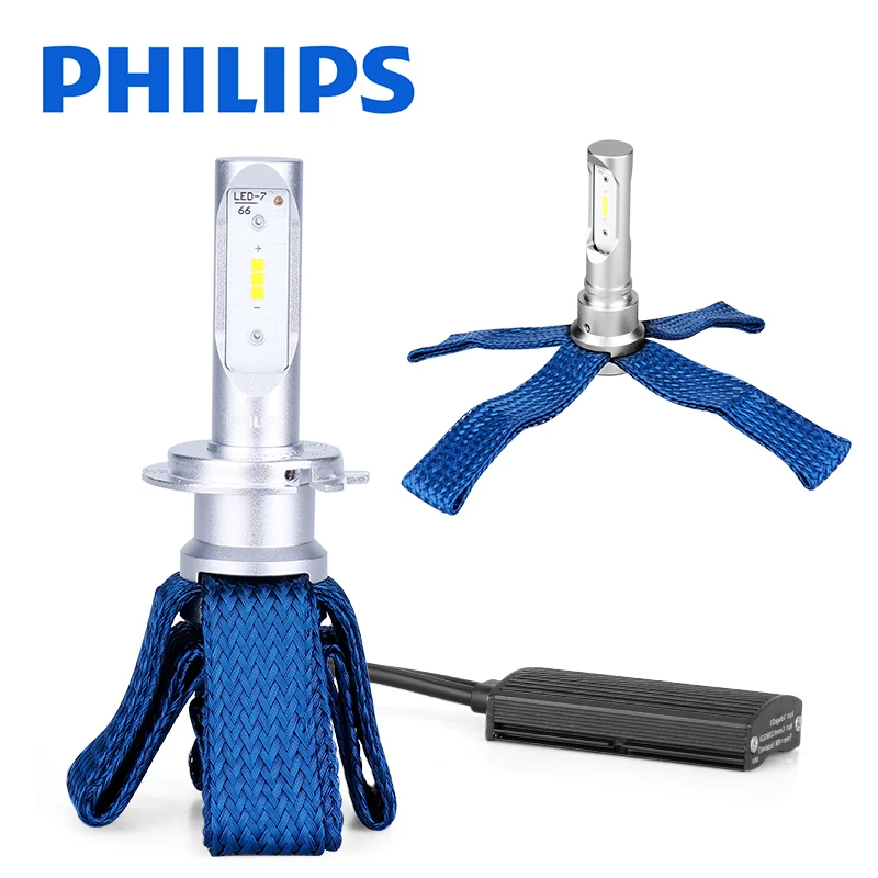 Светодиодные фары Philips Оригинальные Лампочки H7 LED H4 H8 H11 H16 9012 HIR2 HB3 HB4 ближние