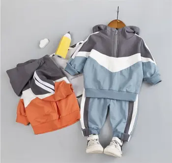 

Fashion Children Boys Girls Cartoon Clothing Suits Baby Velvet Hoodies Pants 2Pcs/Sets Spring Autumn Toddler Cotton Tracksuits