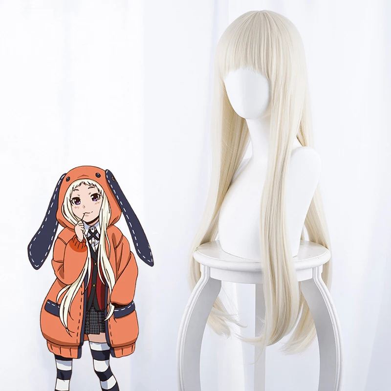 Аниме Kakegurui компульсивное Картежник 2 Косплэй парик Yomoduki Руна устойчивые к