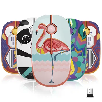 

Cute Animals 2.4G USB Wireless Mouse Gaming Mouse For Macbook Pro Lenovo Dell HP Asus Ergonomic Mouse Computer Mice Girls Women