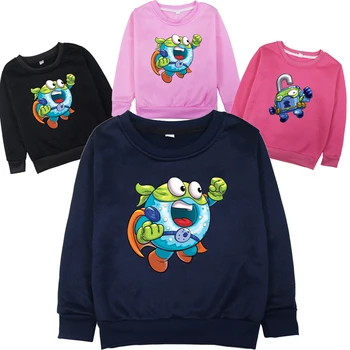 

2020 Cartoon Kids Superzings Sweatshirts Autumn Warm Coats for Boys Clothes Super Zings Child Hoodies Sweatshirts